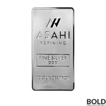 Silver 10 oz Asahi Bar