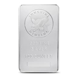 100 oz Sunshine Silver Bar