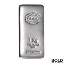 Silver 1 Kilo JBR Bar
