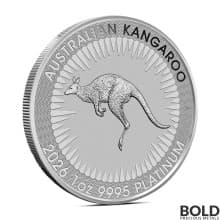 2026 1 oz Australian Kangaroo Platinum Coin (BU)