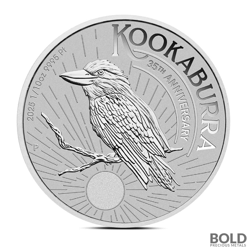 2025 1/10 oz Australian Kookaburra Platinum Coin (BU)